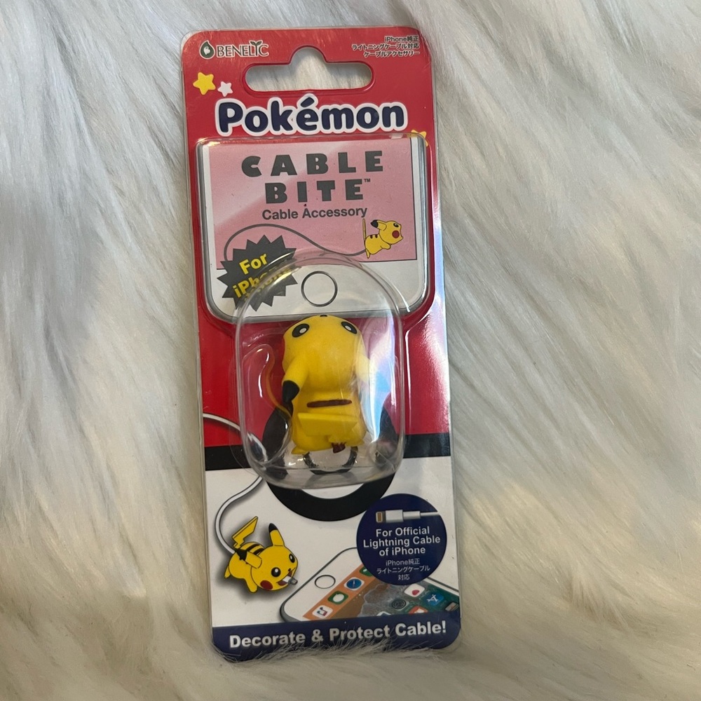 Pokémon Cable Bite Cable Accessory New!